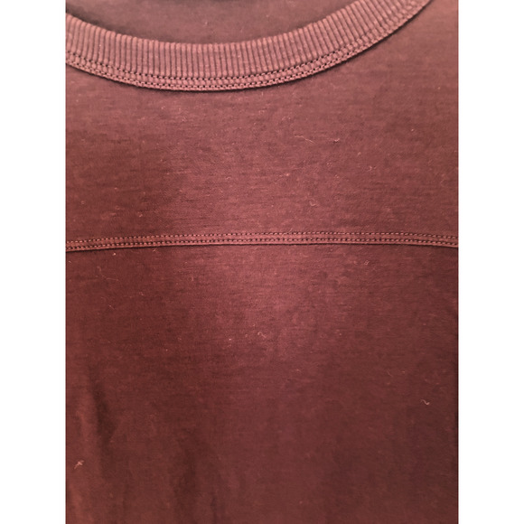 Murano Liquid Luxury Slim Fit Shirt Mens Large Maroon Long Sleeve Cotton - Picture 3 of 4